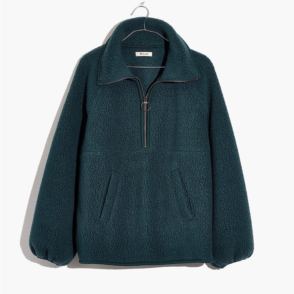 Polartec® Fleece Half-Zip Jacket by Madewell never been worn with tags - Picture 9 of 12